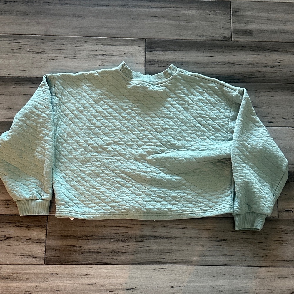 Roxy Quilted Light Blue Women's Sweater